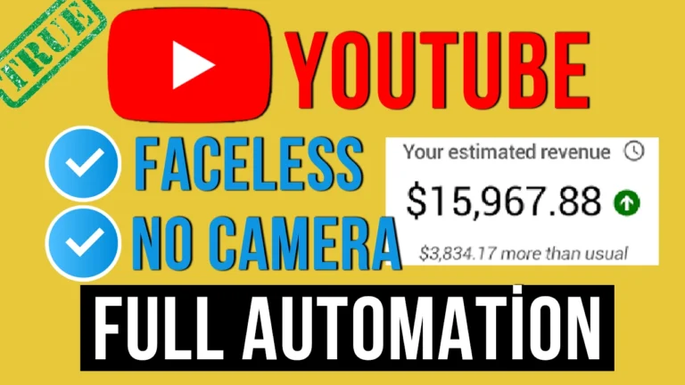 Earn $10,000/month Overnight YouTube Automation For Beginner